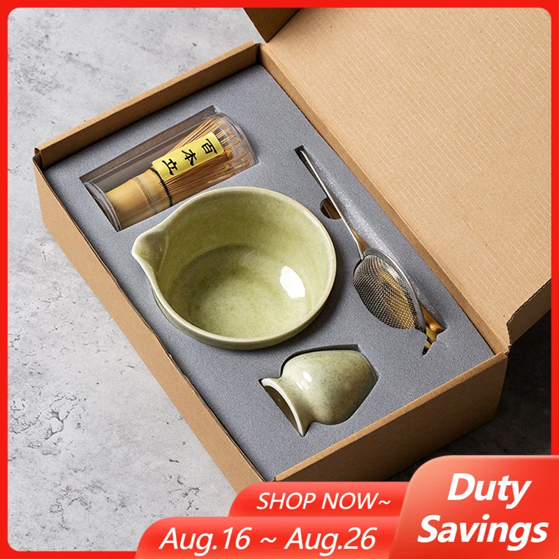 Matcha Bowl Chawan - Ensemble de cérémonie du thé japonais