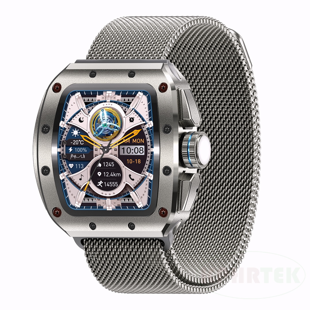Japanese Women Lifestyle - Montre intelligente V68, 1.76 pouces/batterie 300