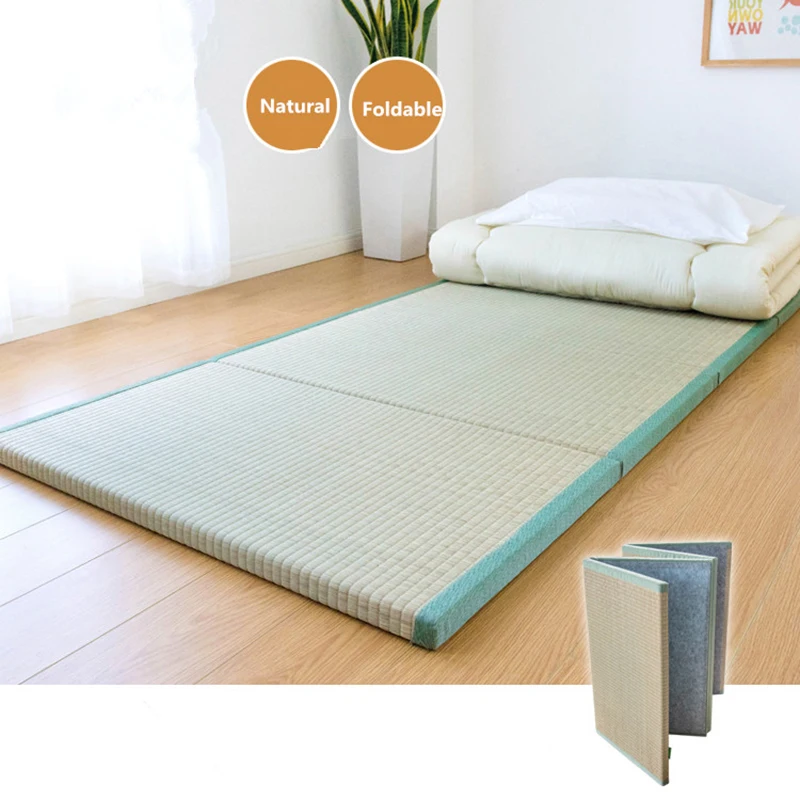 Tatami Mat Rush - Matelas de couchage Tatami pliable Natural