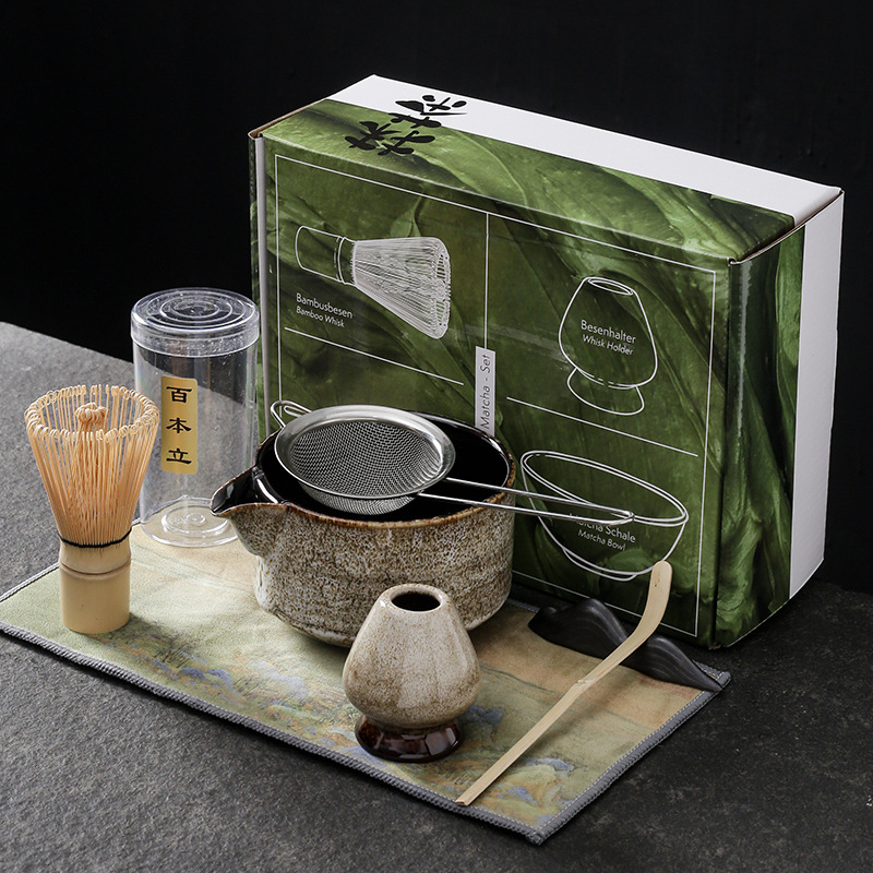Matcha Bowl Chawan - Ensemble Matcha japonais fait à la