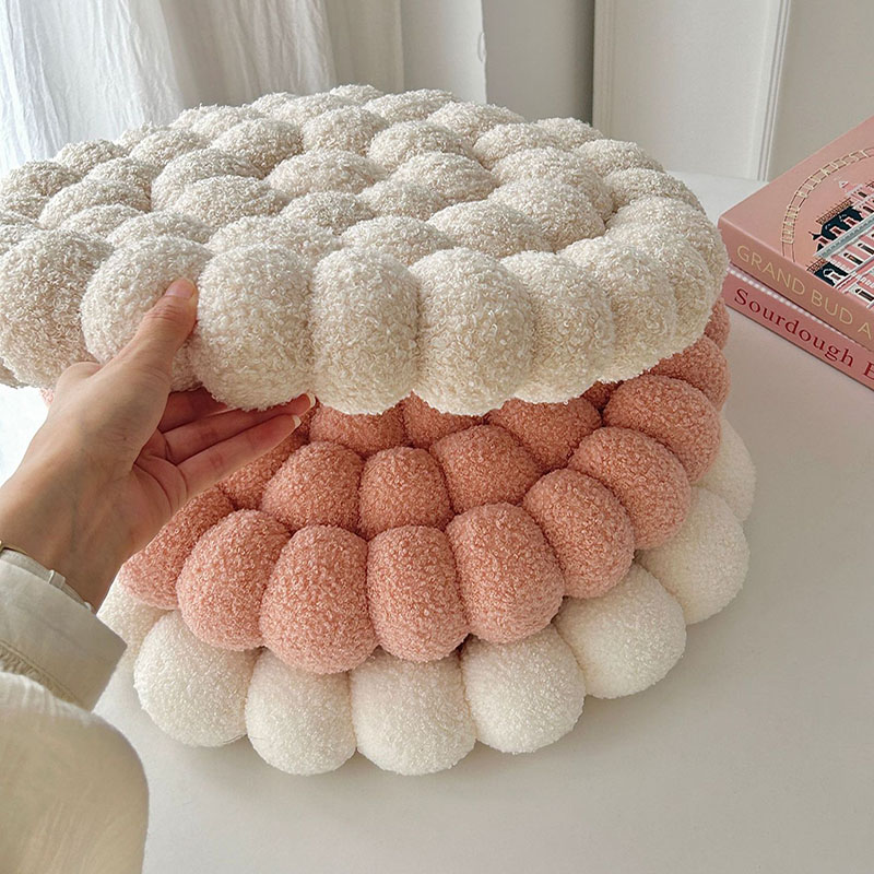 Coussin japonais tissé à fleur - Tatami Mat Rush avis et prix