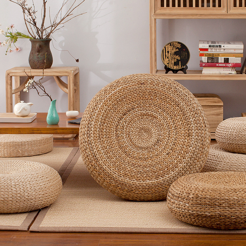 Coussin de sol artisanal en jo - Tatami Mat Rush avis et prix