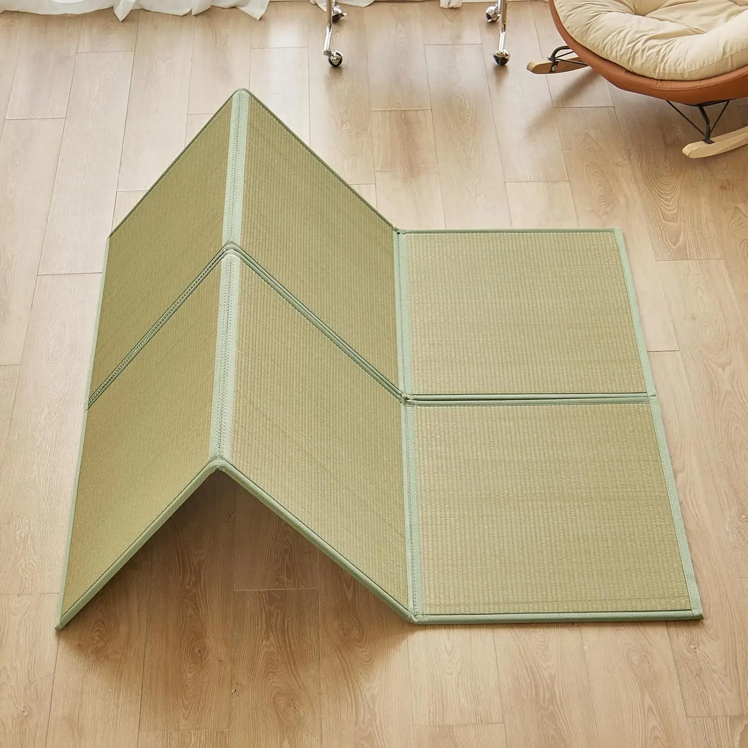 Tapis de sol en rotin naturel, - Tatami Mat Rush avis et prix