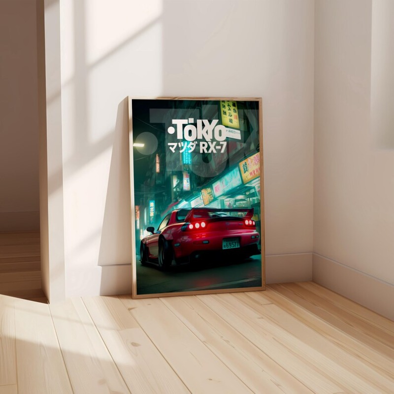 Affiche de voiture Vintage Tok - Japanese Car Lifestyle avis et prix