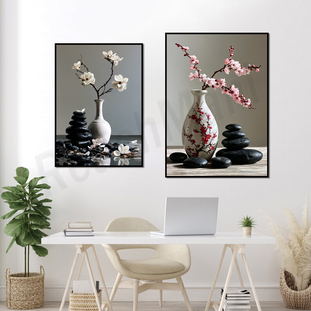 Vase à fleurs de cerisier et d - Japanese Zen Lifestyle avis et prix