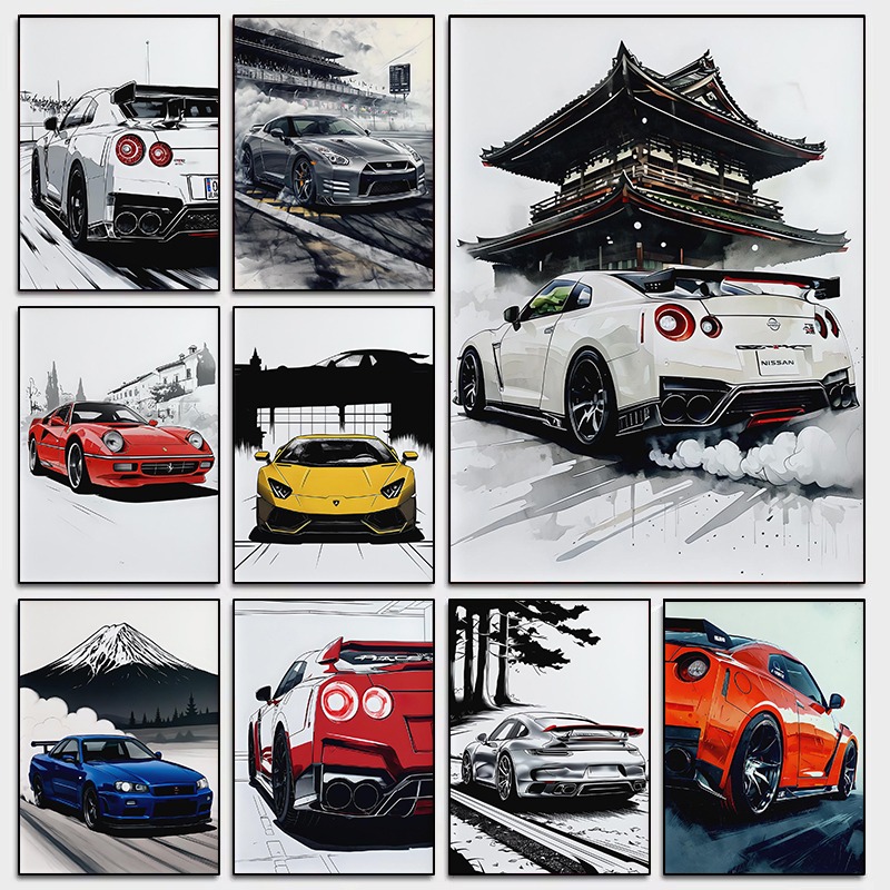Affiche d'art mural de superca - Japanese Car Lifestyle avis et prix