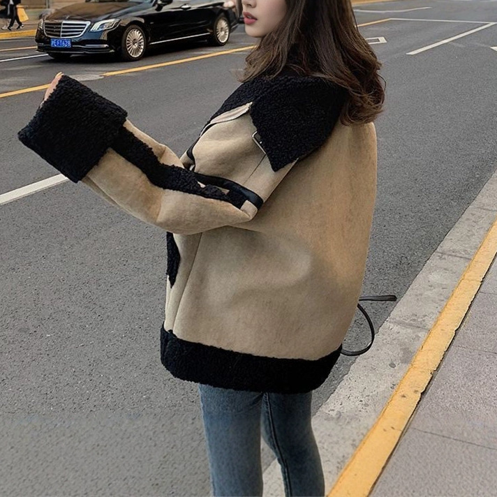 Veste en laine d'agneau pour f - Japanese Women Lifestyle avis et prix
