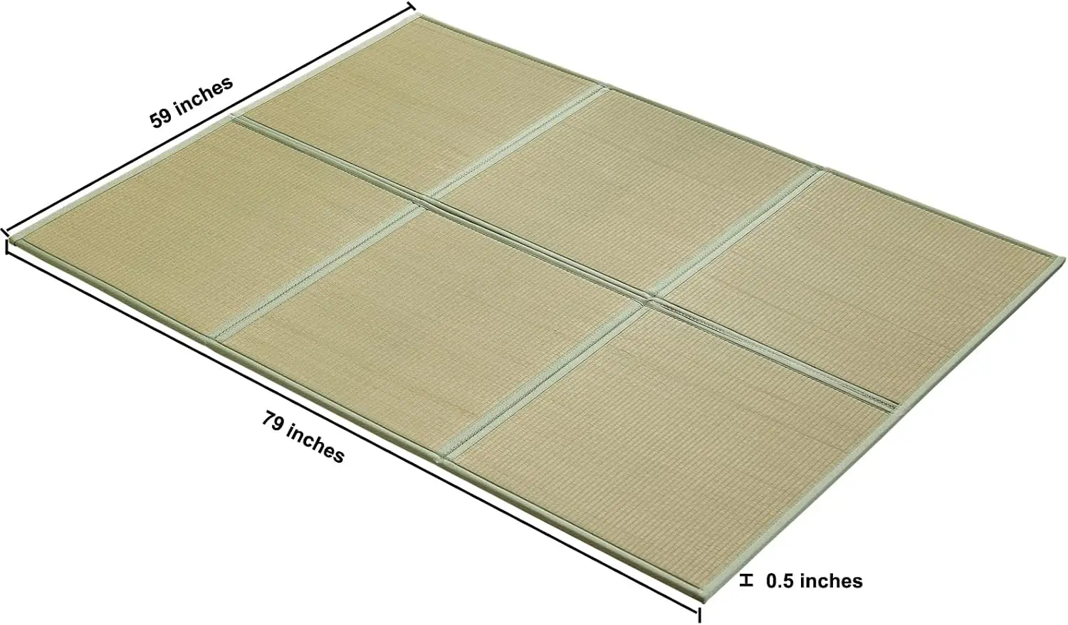 Tapis de sol en herbe naturell - Tatami Mat Rush avis et prix