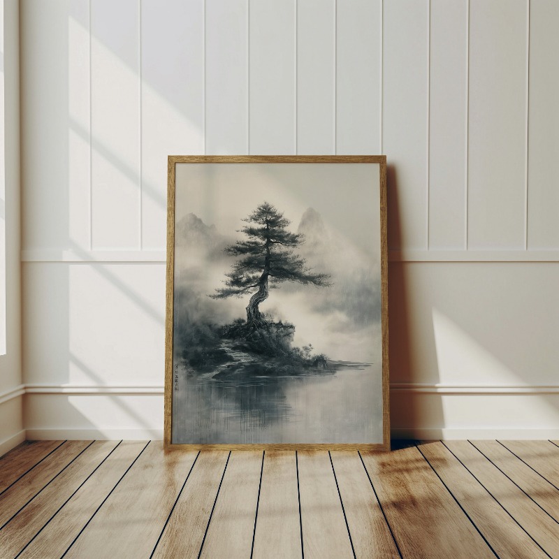 Affiche d'art de paysage de St - Japanese Zen Lifestyle avis et prix